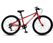 24" Tiger Beat Red Bike for 8 to 12 years old